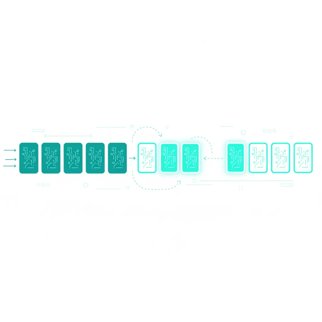 Kubernetes deployment scaling and rolling update flow